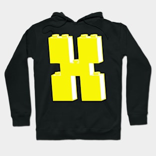 THE LETTER X by Customize My Minifig Hoodie